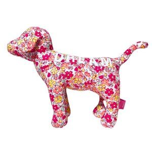 🐶🌸Victoria’s Secret PINK “Floral Dream” Plush Dog  📏 Approx. 6” x 8”